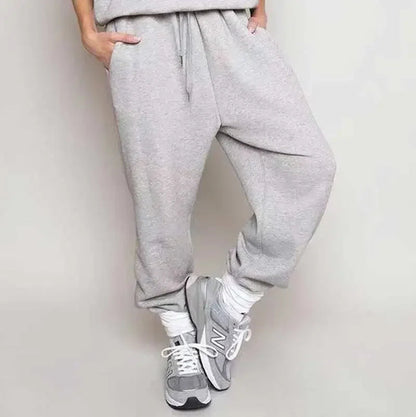 cotton jogging set women long sleeve sweatshirt Relaxed fit SWEATPANTS autumn winter relaxed fit 2 piece sets womens outfits Good Vibrations