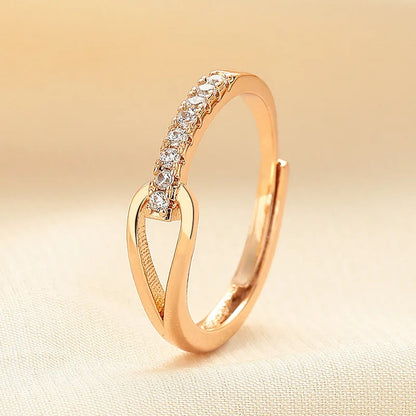925 Sterling Silver Ring Hot AAA Zircon adjustable Size Engagement Rings For Women Wedding Ring Party Fashion Nice Jewelry Gift Good Vibrations