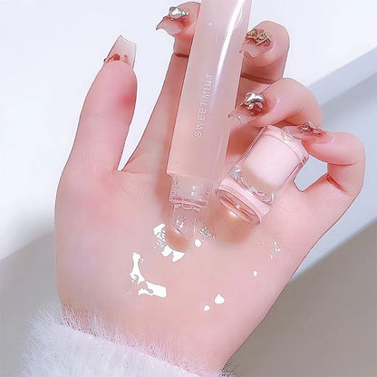 Plumping Jelly Lip Gloss Lasting Moisturizing Transparent Lip Oil Water Light Mirror Liquid Lipstick Women Lips Makeup Cosmetics Good Vibrations