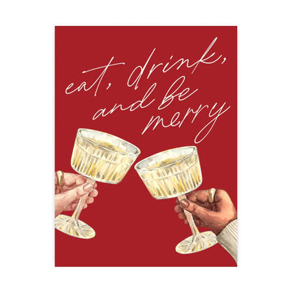 Christmas Tree Santa Claus Snowman Reindeer Posters Prints Canvas Printing Wall Art Pictures for Holiday Living Room Home Decor Good Vibrations