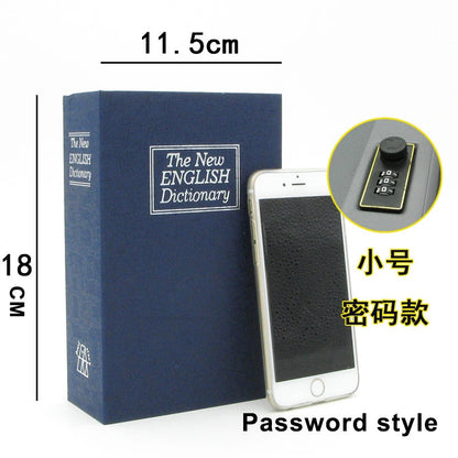 Book Safe with Combination Lock Dictionary Diversion Metal Lock Box for Home Office Code Lock for Money Dictionary Safe Box Good Vibrations Adult Super Store
