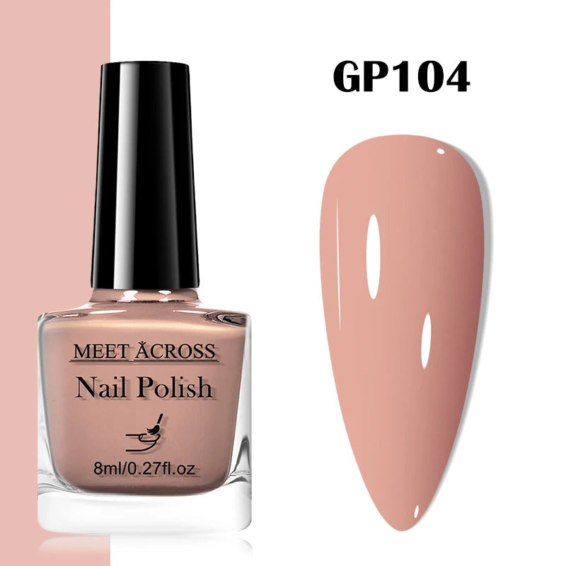 48 Colors Nail Polish Quick Dry No-bake Lasting Water-based Tearable Manicure Not Easy To Fade Semi-permanent Varnish Nail Art Good Vibrations