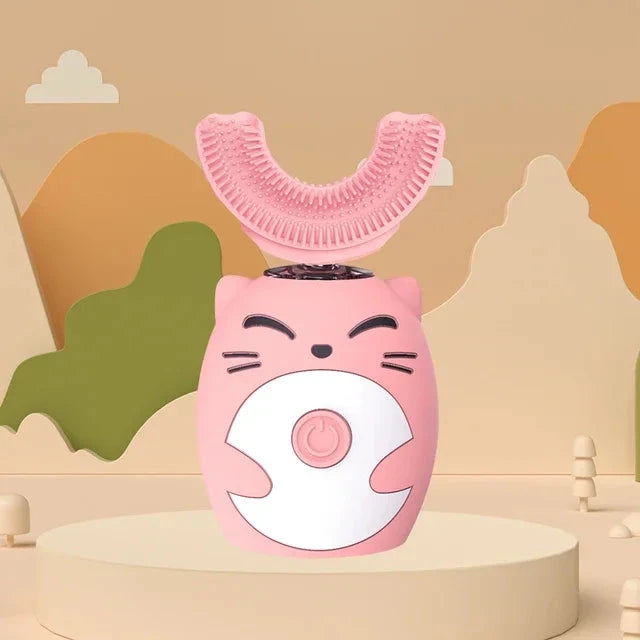 Electric U-shaped Toothbrush Children Sonic Toothbrush 360 Degrees Smart Dental Tooth Brush Teeth Whitening for Waterproof Kids Good Vibrations