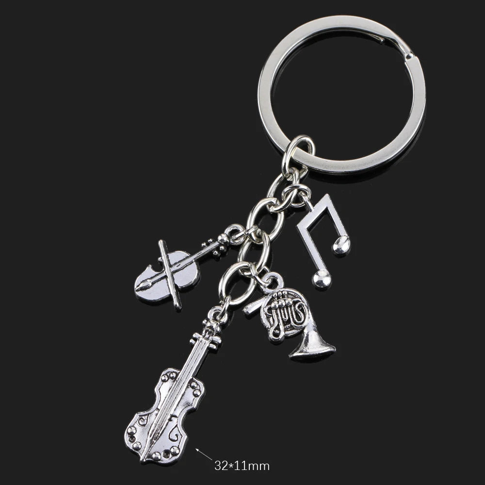Fashion Animal Women Keychain Car Moon Cat Dog Love Heart Key Chain Friends Gift Jewelry Bag Pendant Wing Evil Eye Angel Turtles Good Vibrations
