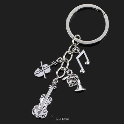 Fashion Animal Women Keychain Car Moon Cat Dog Love Heart Key Chain Friends Gift Jewelry Bag Pendant Wing Evil Eye Angel Turtles Good Vibrations