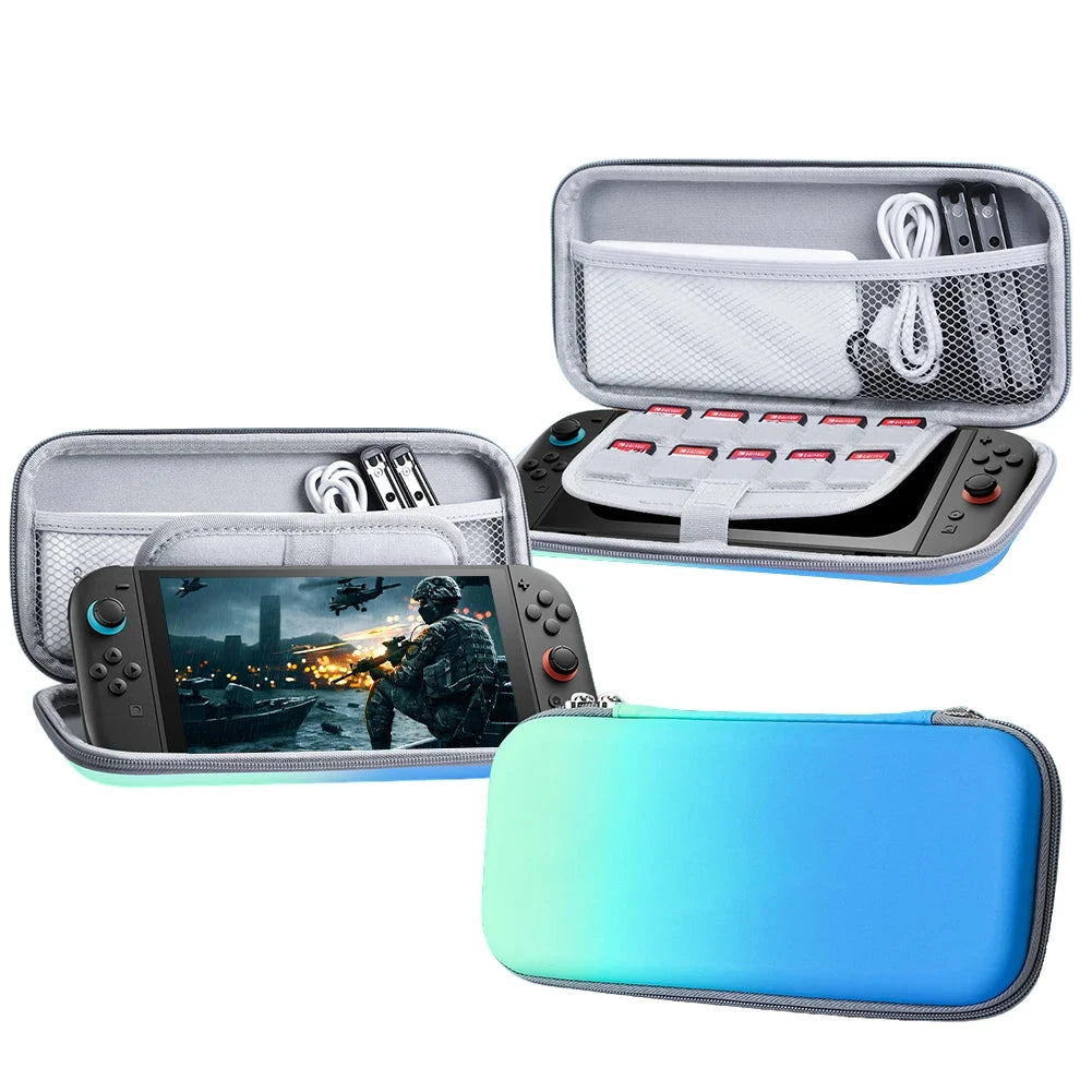 For NS For Switch 2 Game Console Storage Case Portable Carrying Bag Hard Shell NS 2 Console Travel Case with 10 Game Card Slots Good Vibrations