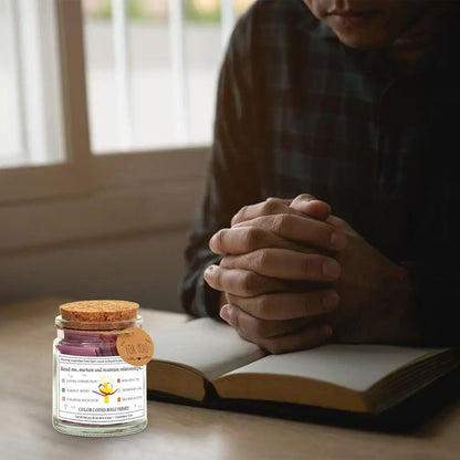 Bible Verses In A Jar Prayer Cards Scripture Jar Color Coded Bible Verses In A Jar Christian Religious Bible Jar Prayer Jar Hope Good Vibrations Adult Super Store
