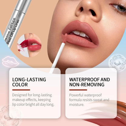 Peel off Lip Liner Waterproof Long Lasting Matte Tint Lipstick Moisturizing Tear Tattoo Lip Gloss Lipliner Stain Lip Care Makeup Good Vibrations