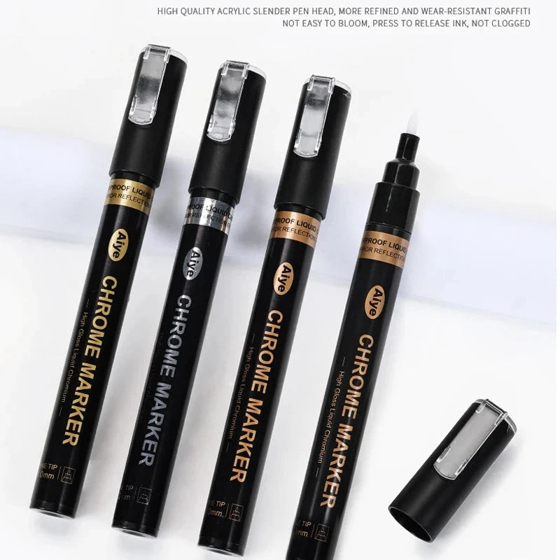 Nail Art Graffiti Pen Set 3D Black Gold Nail Art DIY Polish Pen Paint Liner Pens Manicure Nail Design Painting Tools Nails Brush Good Vibrations