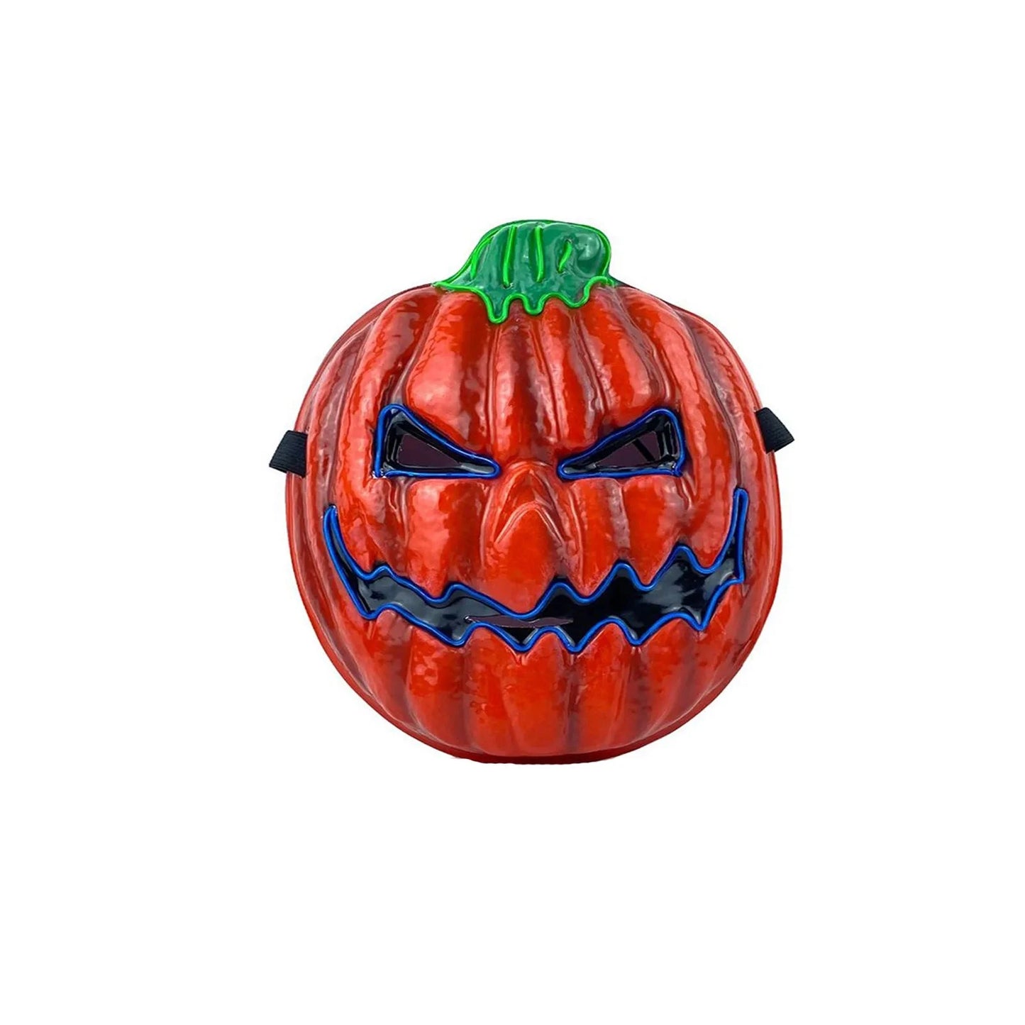 Creative Halloween Masks With Luminous LED Gloiwng  Pumpkin Head Horror Mask Ghost Full Face Mask Party Decoration Props Good Vibrations