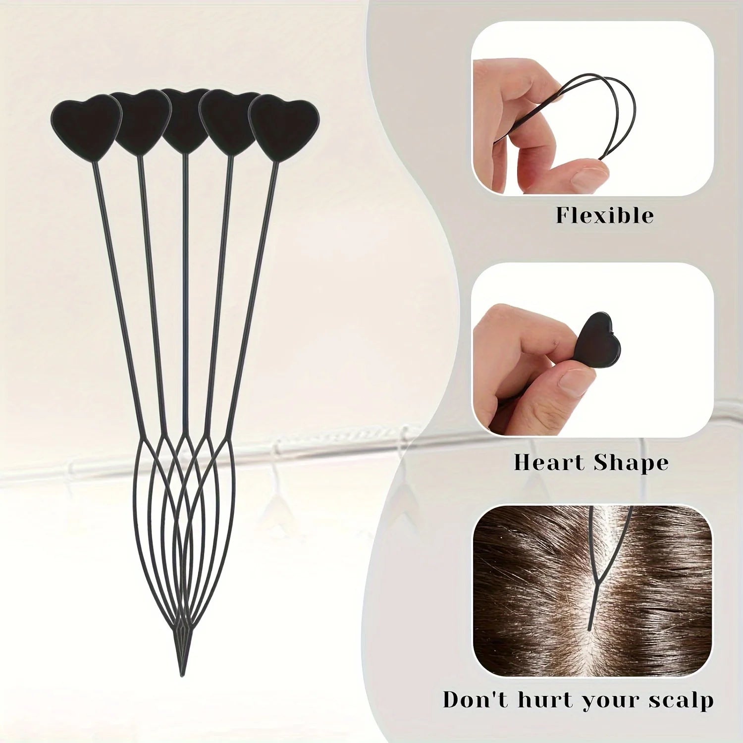 12 hair tail tools, easy-to-use hair accessories, braiding tools, regular hair quality, and hair accessories Good Vibrations