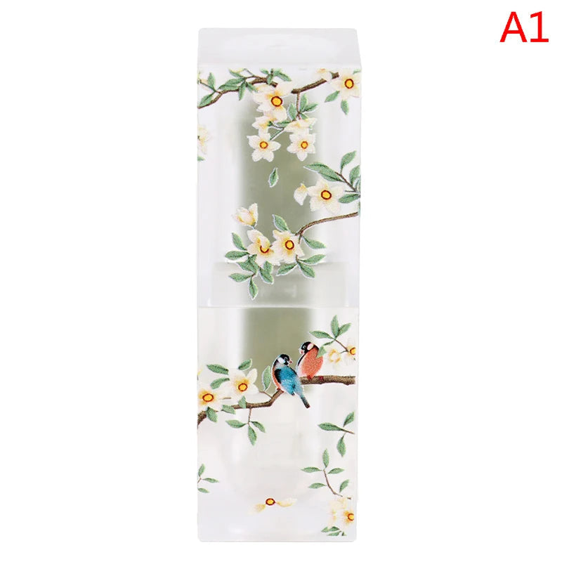 Wood Lipstick Replacement Tubes DIY Empty Chapstick Lip Gloss Lipstick Balm Tube with Caps Lip Balm Container Ip Gloss Packaging Good Vibrations