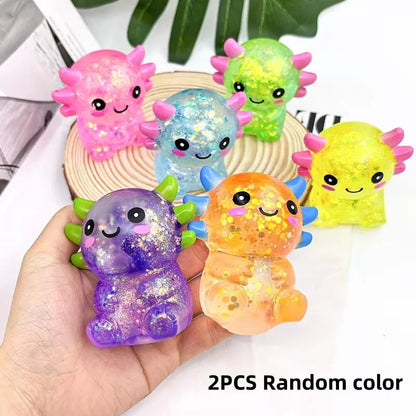 Axolotl-Shaped Party Favors Suitable for Adult Novelty Gifts, Clear Glitter Suitable for Bachelorette Wedding Graduation Birthd Good Vibrations