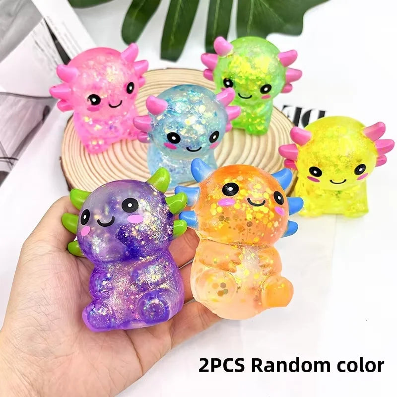 Axolotl-Shaped Party Favors Suitable for Adult Novelty Gifts, Clear Glitter Suitable for Bachelorette Wedding Graduation Birthd Good Vibrations