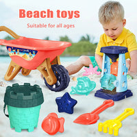 Children's beach toy sets: shovels, beach buckets, funnel tools, summer outdoor water play toys for babies Good Vibrations