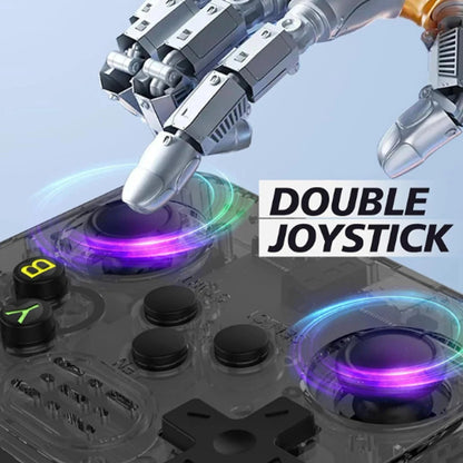 Handheld Game Console 3.5 Inch  LCD Screen Portable Video Game Console Dual Joysticks with 3200mAh Battery for Birthday Gift Good Vibrations