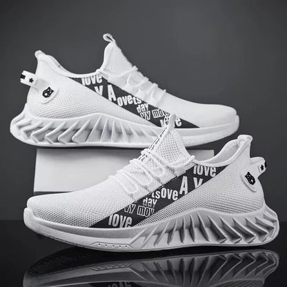 Sneakers for Men Fashion Men's Casual Sneakers Comfortable Breathable Running Tennis Shoes Zapatillas De Hombre Good Vibrations