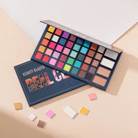 BEAUTY GLAZED REAL CLASSIC Eye Shadow Waterproof Earth Color Multicolor Makeup Palette Easy to Color Eyeshadow Palette Good Vibrations