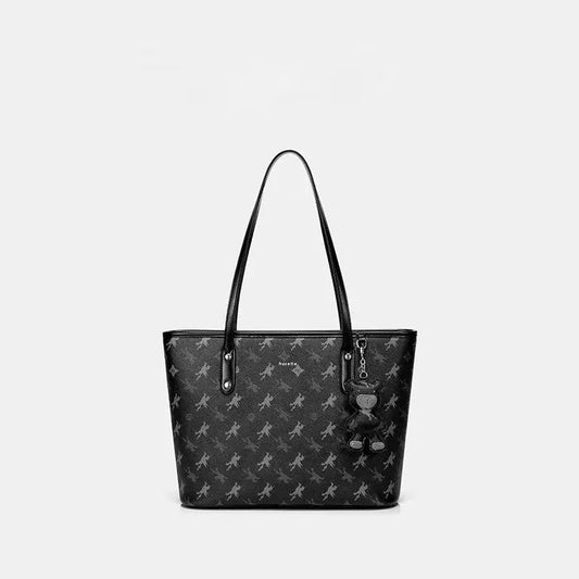 Trendy Geometric Print Crossbody Bag - Modern Designer Shoulder Bags For Women With Adjustable Strap Good Vibrations