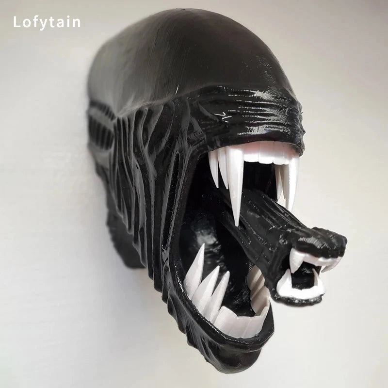 Lofytain Alien Xenomoprh Wall Art Sculpture Statue Horror Alien Predator Sci-Fi Monster Beasts Decoration Halloween Gifts Props Good Vibrations