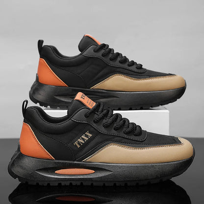 New Casual Sneakers Breathable Male Sneaker Round Toe Platform Outdoor Non-slip Comfortable Fashion Shoe Trend Shoes for Men Good Vibrations