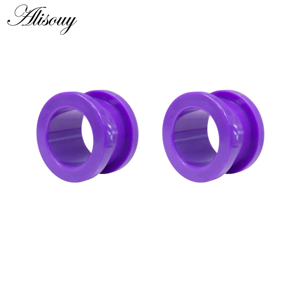 2Pcs/lot Fake Cheater Acrylic Ear Plugs And Tunnels Ear Expander Stretchers Kit Ear Tragus Piercing Set Body Jewelry 9 Sizes Good Vibrations Adult Super Store