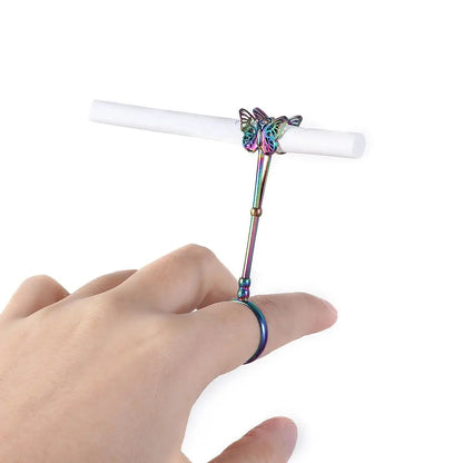 1Pcs Cigarette Hand Holder Smoking Accessories Finger Ring For Women Men Adjustable Slim Cigarettes Clip Smoking Holder Cuprum Good Vibrations Adult Super Store