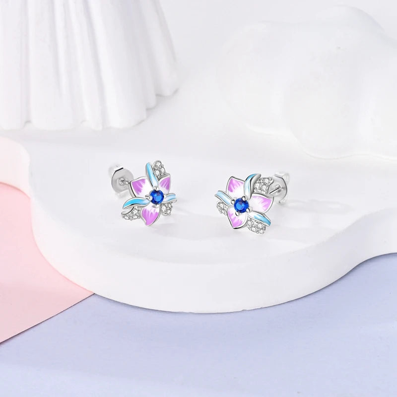 Women's Earrings 925 Sterling Silver Ocean Cute Pet Insect Plant Multi Style Earrings Fit Anniversary Delicate Jewelry Gifts Good Vibrations