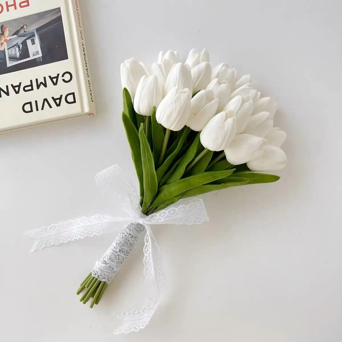 New White Wedding Bouquet Handmade Artificial Flower Calla Buque Casamento Bridal Bouquet for Wedding Decorations - Good Vibrations