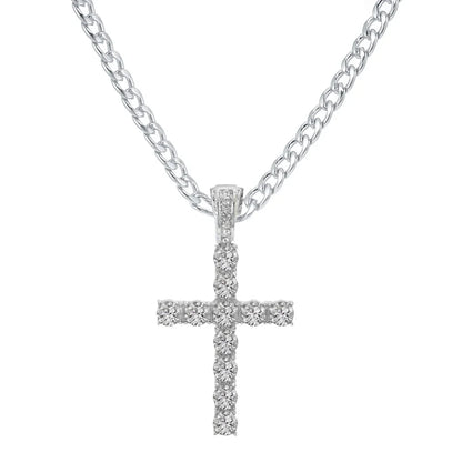 16mm Hip Hop Miami Cuban Link Chain Set Necklace +Watch+Bracelet Creative Iced Out Shiny Trendy Stylish Jewelry For Women Men Good Vibrations