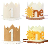 Children's Birthday Party Decoration Sun's Birthday Crown Birthday Party Decoration Hat Good Vibrations