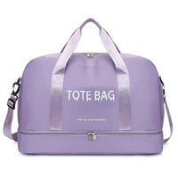 Multifunctional Large-Capacity Travel Duffle Bag with Adjustable Shoulder Strap, Gym Bag for Sports, Vacations & Business Trips Good Vibrations