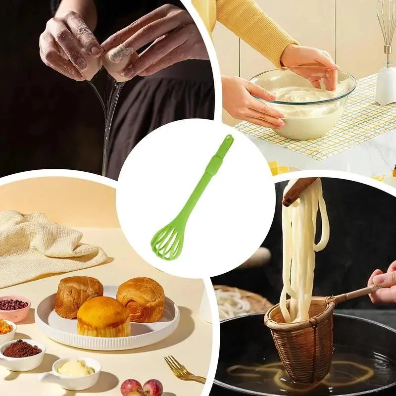 Kitchen Gadgets Multifunctional Egg Beater Egg Milk Whisk Pasta Tongs Food Clips Mixer Manual Stirrer Kitchen Cream Bake Tool Good Vibrations