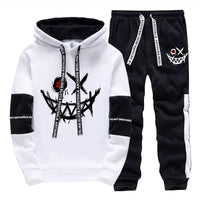 Hot Sales Mens Tracksuit Printed Single Piece Sweatshirts Sweatpants Casual Hoodie Pants Outdoors Mens Clothing Funny Streetwear Good Vibrations