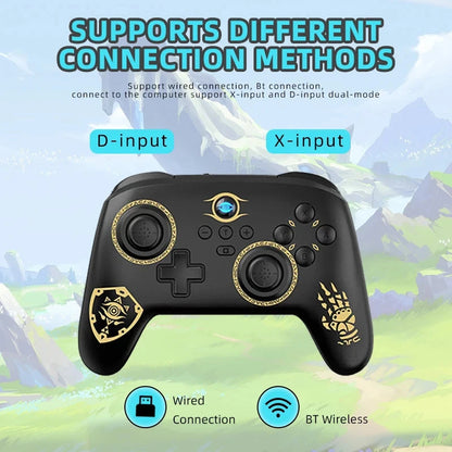 Switch Pro Gamepad Wireless Gaming Controller for Nintend Switch OLED/Lite Joystick For Steam Yuzu Controle PC Good Vibrations