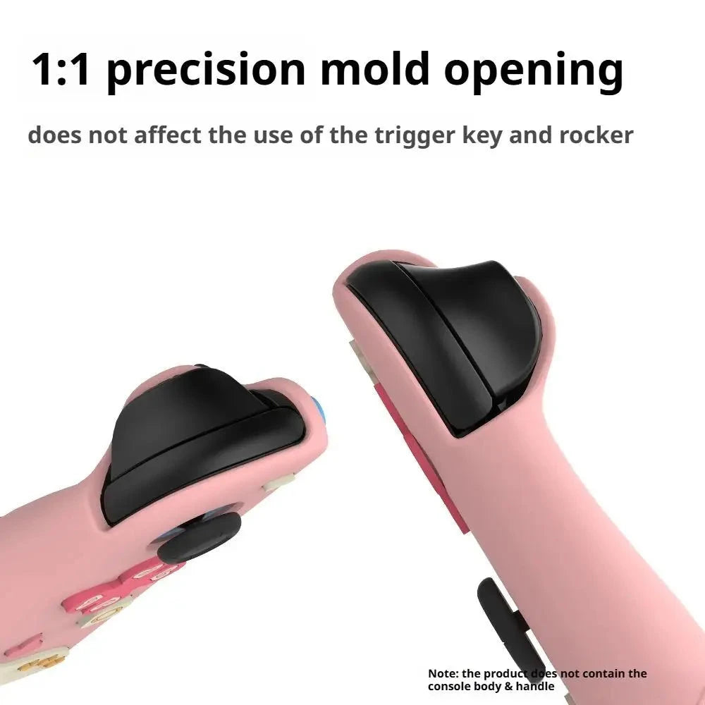 Game Console Protective Case Cute Silicone Case for Switch 2 Anti-shock Hard Case Bag Split Protective Cover Rocker Cap Good Vibrations