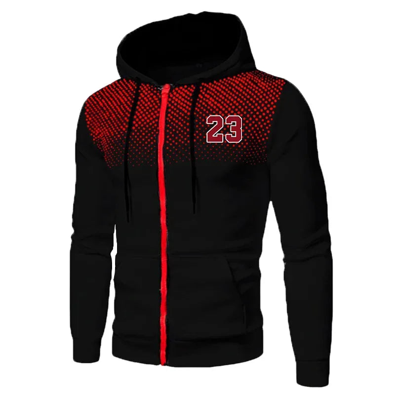 2026 Hot Sale Men's Tracksuit Zip-up Jacket Black Sweatpants Fall Winter Daily Casual Sporty Sweatshirt Outfit Male Training Set Good Vibrations