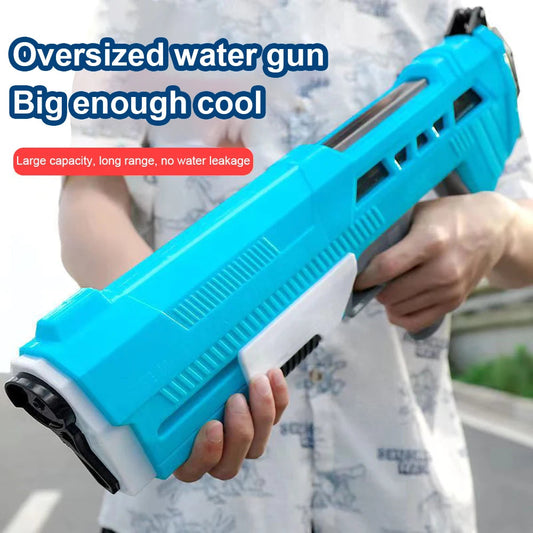 Outdoor Water Gun Toys Electric High Pressure Large Capacity Water Gun Summer Beach Swimming Pool Game Interactive Kids Toys Good Vibrations