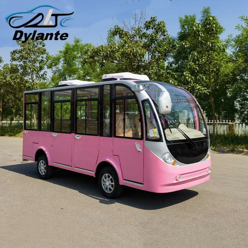 2025 Manufacturer Affordable New Electric Car Closed Tourist Bus 11 Seater Lithium Battery Electric Tour Bus Safe And Reliable Good Vibrations