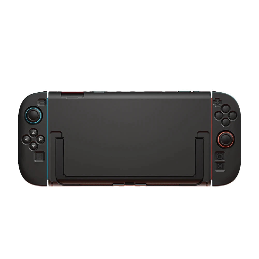 New Portable Silicon Case with Stand Protective Case Sleeve Handle Grip Cover Protective Shell for Switch 2 Game Accessories Good Vibrations