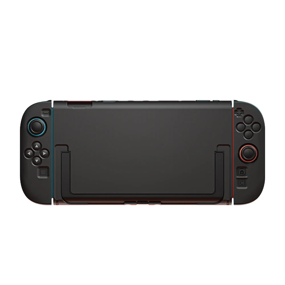 New Portable Silicon Case with Stand Protective Case Sleeve Handle Grip Cover Protective Shell for Switch 2 Game Accessories Good Vibrations