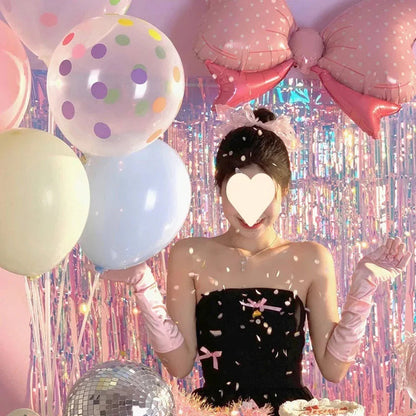 Party Favors Wedding Decoration Party Supplies Photozone Rain Tinsel Foil Curtain Birthday Party Wall Drapes Photo Zone Backdrop Good Vibrations