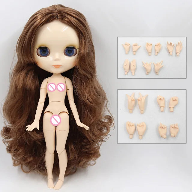 ICY DBS blyth doll 1/6 bjd toy joint body white skin shiny & matte face 30cm on sale special price toy gift anime doll Good Vibrations