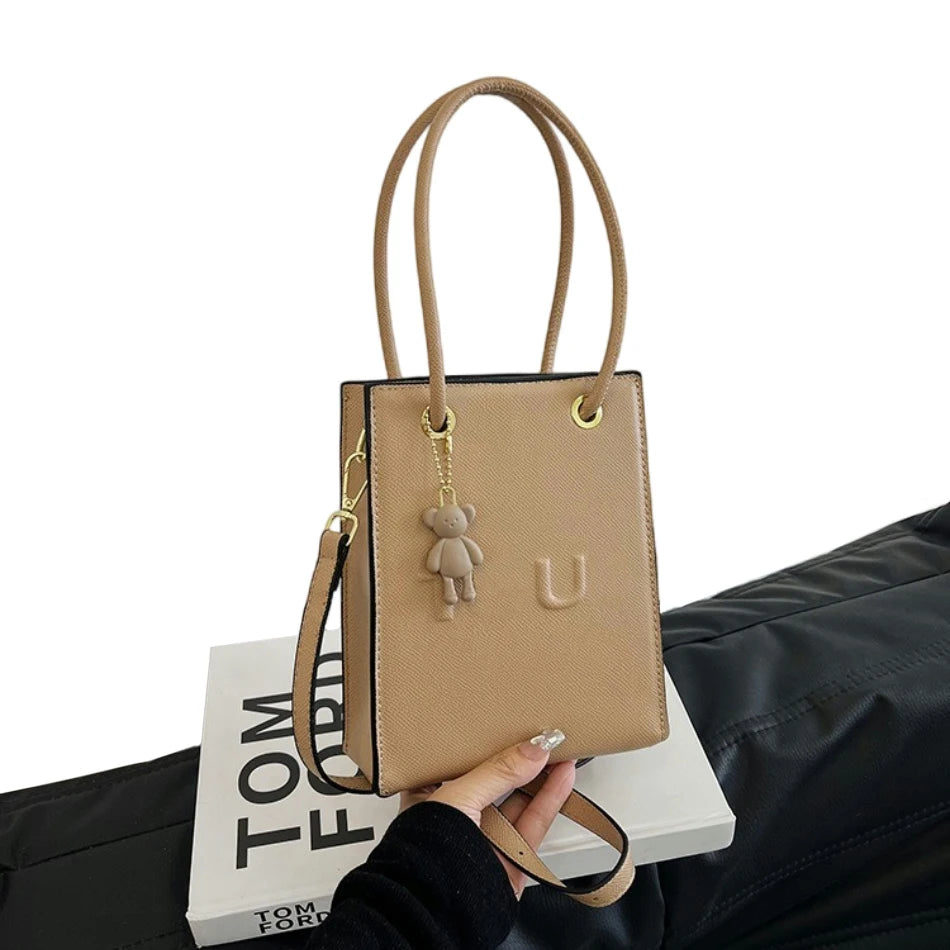 2026 Small Square Bag Women New Handbag Fashion Shoulder Casual Crossbody Solid Color Mobile Phone Bag Good Vibrations
