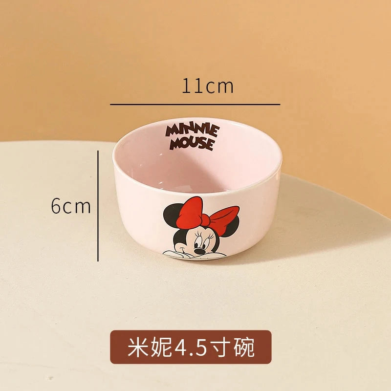 Mickey Minnie Ceramic Tableware Gift Couple Children's Home Cute High-Pretty Tableware Spoon Good Vibrations