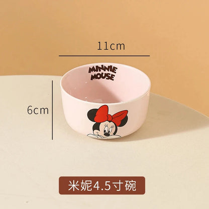 Mickey Minnie Ceramic Tableware Gift Couple Children's Home Cute High-Pretty Tableware Spoon Good Vibrations