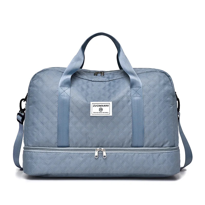 Lightweight Luggage Bag, Large Capacity Travel Duffle Bag Gym Tote Bags, Shoulder Weekender Overnight Bag Good Vibrations Adult Super Store