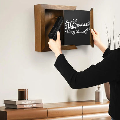 Small storage box hanging wall decoration painting pistol box hidden gun box hidden private room money safe ammo can Good Vibrations Adult Super Store