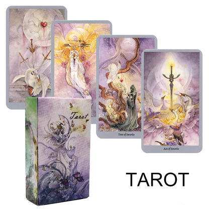 Shadows Tarot.78 Cards Set  Tarot Cards .Cards For Party Game Deck Mystical Divination Oracle Cards Friend Party Board Game Good Vibrations