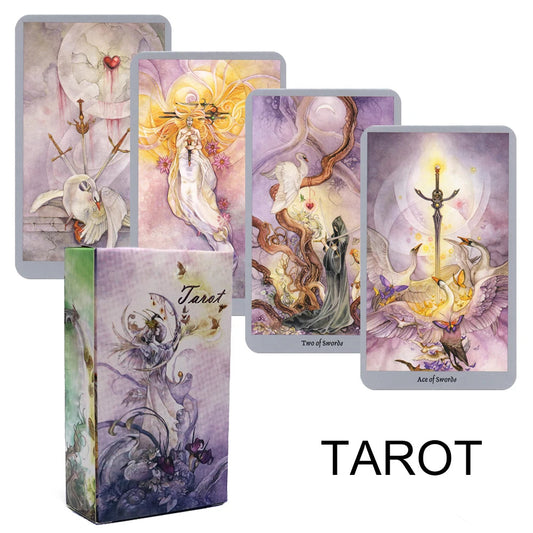 Shadows Tarot.78 Cards Set  Tarot Cards .Cards For Party Game Deck Mystical Divination Oracle Cards Friend Party Board Game Good Vibrations